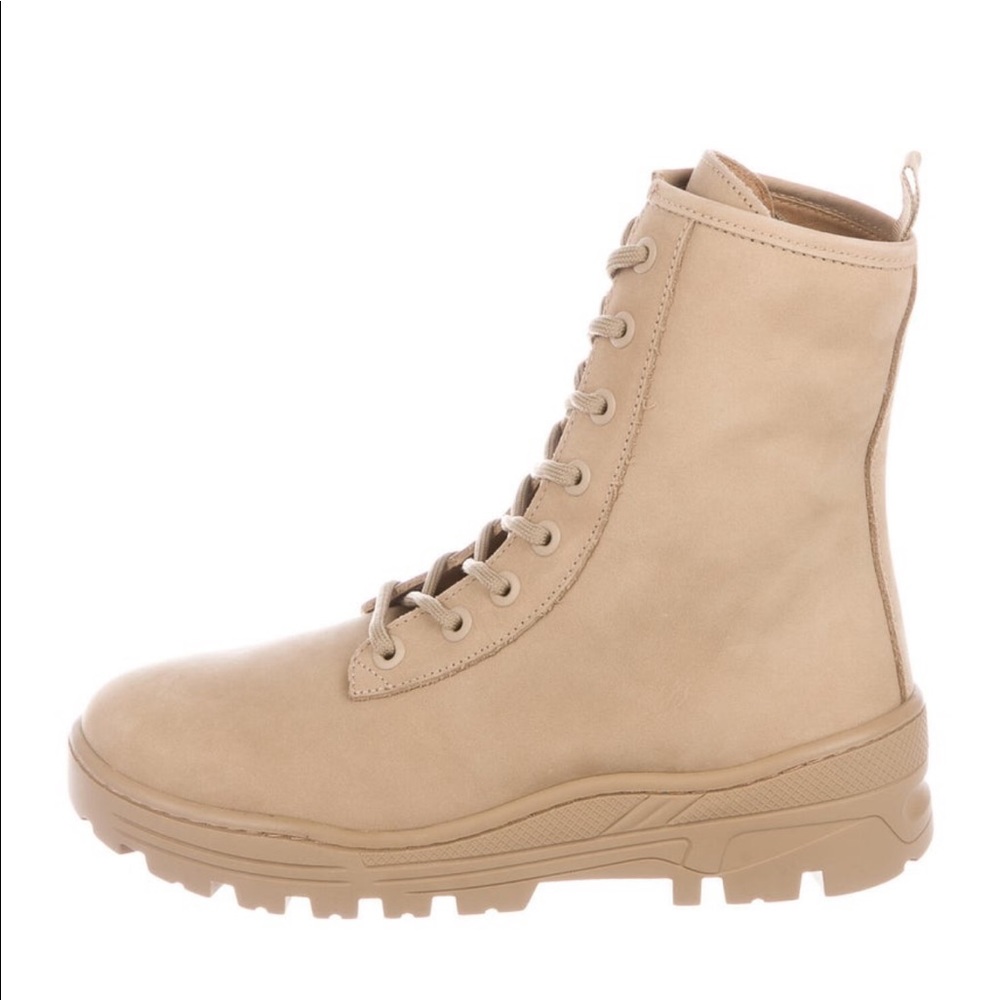 Yeezy Suede Combat Boots
